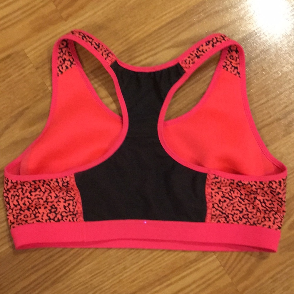 Nike NEON pink Nike Dri-Fit‎ Racerback Sports Bra Small - Picture 4 of 4